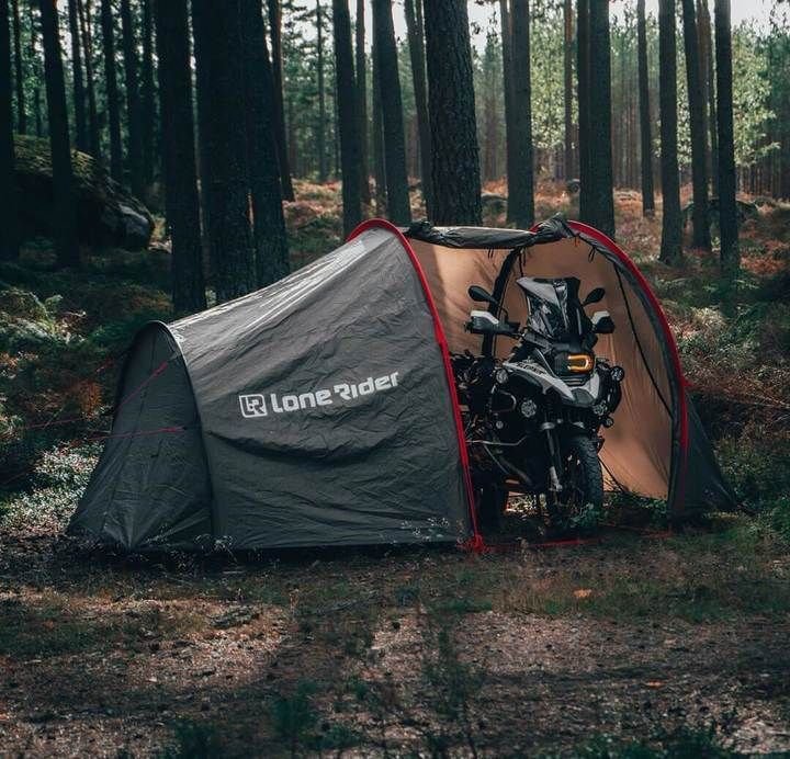 motorcycle camping tent - Illustration 1