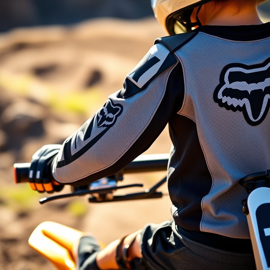 motocross deflector in action
