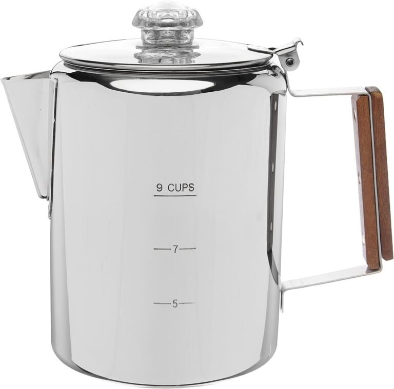 COLETTI Bozeman Stainless Percolator Coffee Pot, 9 Cup – No Aluminum Or Plastic, Durable & Pure Taste 3 61I ZbVx6GL. AC SL1500 ComeToRide
