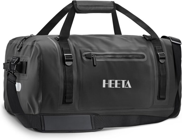 HEETA Waterproof Motorcycle Duffel Dry Bag, 50L Black – Durable, Spacious Luggage for Travel & Touring 1 8185FMseAZL. AC SL1500 ComeToRide