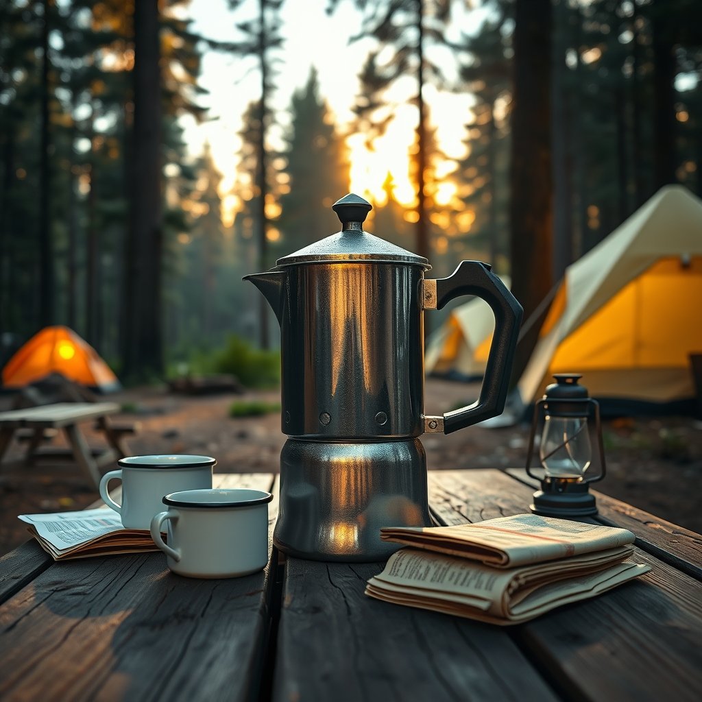 stainless percolator product view